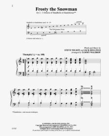 Frosty The Snowman Thumbnail - Sheet Music, HD Png Download, Transparent PNG