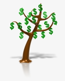 Money Tree Png Clipart , Png Download - Cartoon Money Tree Clipart, Transparent Png, Transparent PNG