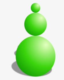 3 Spheres Stacked On Top Of Each Other To Make A Snowman - Circle, HD Png Download, Transparent PNG