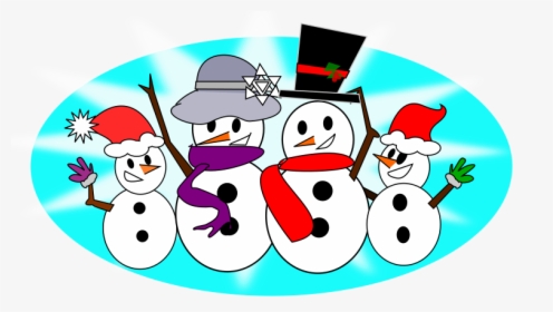 Snowman Family Clipart Clipartlook - Snowman Family Clip Art, HD Png Download, Transparent PNG