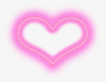 Neon Heart Pink Aesthetic Kawaii Hearts - Сердечко Розовое Пнг, HD Png Download, Transparent PNG