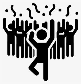 Man In A Party Dancing With People - Event Icon Png Transparent, Png Download, Transparent PNG
