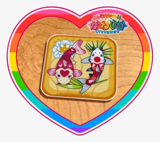 Kawaii Universe Cute Lucky Koi Symbol Sticker Pic 01 - Kawaii Ginger And Wasabi, HD Png Download, Transparent PNG