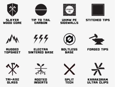 Weston Backwoods Splitboard Tech Icons - Splitboard, HD Png Download, Transparent PNG