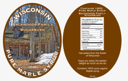 Backwoods Family Sugarbush - Label, HD Png Download, Transparent PNG