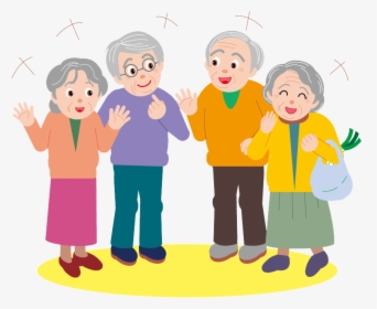 Old People Party Png - Elderly Clipart Png, Transparent Png, Transparent PNG