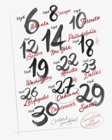 Childish Gambino Dates - Calligraphy, HD Png Download, Transparent PNG