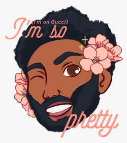Image Of Childish Glambino Die Cut - Illustration, HD Png Download, Transparent PNG
