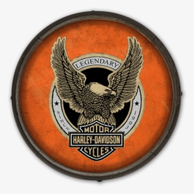 Logo Harley Davidson Background, HD Png Download, Transparent PNG