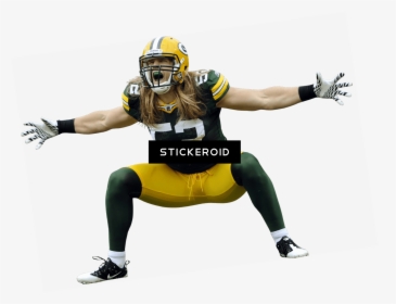 Green Bay Packers Player Shouting - Green Bay Packers Transparent Logo, HD Png Download, Transparent PNG