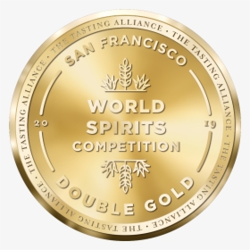 Sfwsc Double Gold - San Francisco World Spirits Competition 2019 Double, HD Png Download, Transparent PNG