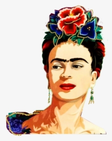 #portrait #frida #fridakahlo #unibrow Queen #fridakahlosticker - Frida Kahlo Transparent Background, HD Png Download, Transparent PNG