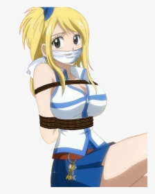 Lucy Heartfilia Tied Up And Gagged By Songokussjsannin8000 - Fairy Tail Lucy Anime, HD Png Download, Transparent PNG