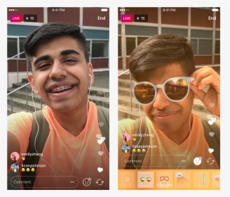 Instagram Live Face Filters, HD Png Download, Transparent PNG