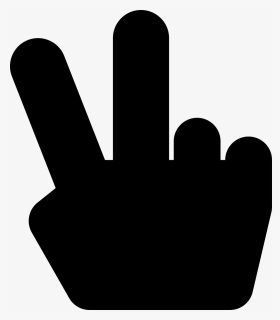 Font Awesome 5 Solid Hand-peace - Illustration, HD Png Download, Transparent PNG