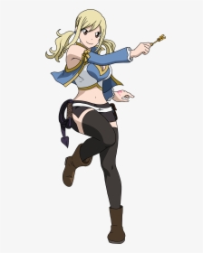 Lucy Heartfilia Drawing Full Body , Png Download - Fairy Tail Lucy Drawing, Transparent Png, Transparent PNG