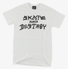 Thrasher Skate And Destroy T-shirt - Jessii Vee Symbol, HD Png Download, Transparent PNG