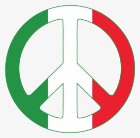 Italy Peace Symbol Flag 3 Peace Flags Peace Symbol - Logo Vespa Italia Vektor, HD Png Download, Transparent PNG