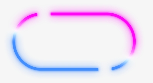 #neon #oval #ellipse #border #4asno4i #ftestickers - Oval Neon Png Transparent, Png Download, Transparent PNG