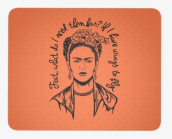 Frida Kahlo Mousepad - Label, HD Png Download, Transparent PNG