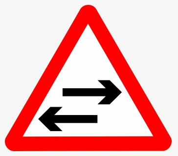 Triangle,area,text - Hump Ahead Road Sign, HD Png Download, Transparent PNG