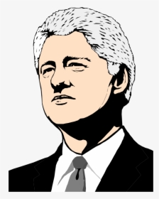Bill Clinton Head Cartoon, HD Png Download, Transparent PNG