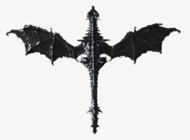 Alduin Drawing Black And White - Dragon Drawing Top View, HD Png Download, Transparent PNG