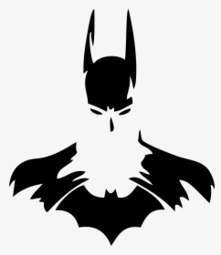 batman black and white face