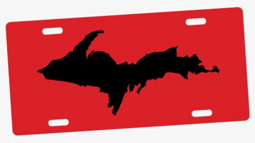 License Plate - U - P - Silhouette - Map Of Michigan The State, HD Png Download, Transparent PNG