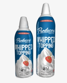 Aerosol Whipped Topping - Plastic Bottle, HD Png Download, Transparent PNG
