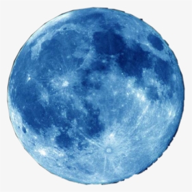 #moon #blue #bluemoon #aesthetic #tumblr #moontumblr, HD Png Download, Transparent PNG