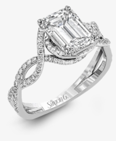18k White Gold Engagement Ring The Diamond Shop, Inc - Engagement Ring, HD Png Download, Transparent PNG