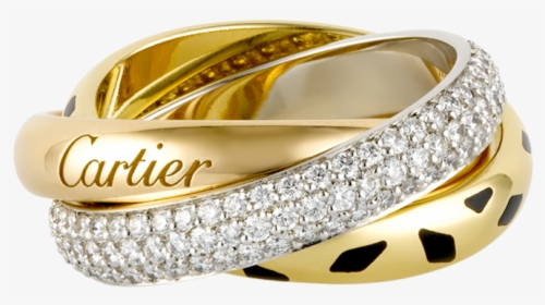 Cartier Ring - Cartier Trinity Panthere Ring, HD Png Download, Transparent PNG