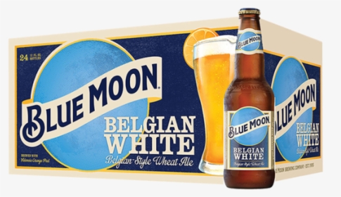 Blue Moon Belgian Wheat Ale - Beer Bottle, HD Png Download, Transparent PNG