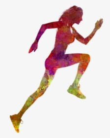 Woman Runner Running Jogger Jogging Silhouette 02, HD Png Download, Transparent PNG
