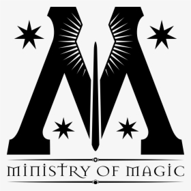 Magic In Harry Potter Ministry Of Magic Fictional Universe - Harry Potter Ministry Of Magic Logo, HD Png Download, Transparent PNG