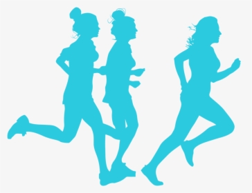 Runners 01 - Running Women In Vector, HD Png Download, Transparent PNG