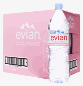 Transparent Fiji Bottle Png - 12 Mineral Water Bottles Box, Png Download, Transparent PNG