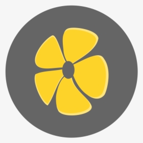 Tropical Frangipani Plumeria Logo Object - Circle, HD Png Download, Transparent PNG