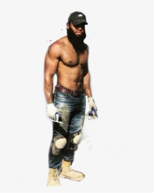#workboots #jeans #bluecollarwork #construction #hat - Barechested, HD Png Download, Transparent PNG
