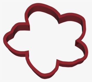 Plumeria Cookie Cutter - Heart, HD Png Download, Transparent PNG