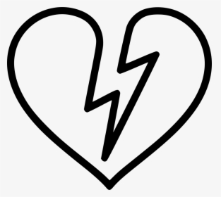 Shock Broken Heart Attack Infarct Svg Png Icon Free - Broken Heart Icon Png, Transparent Png, Transparent PNG