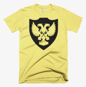 Black & Gold Shield Men S T-shirt - Light Colors For T Shirt, HD Png Download, Transparent PNG