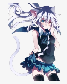 Anime Girl Neko Render - Neko Anime Girl Cat, HD Png Download, Transparent PNG