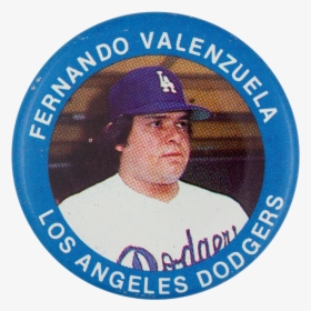 Fernando Valenzuela Los Angeles Dodgers Sports Button - Fernando Valenzuela Png, Transparent Png, Transparent PNG