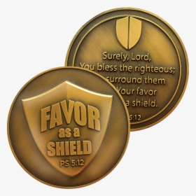 Antique Gold Plated Christian Challenge Coin, Favor - Circle, HD Png Download, Transparent PNG