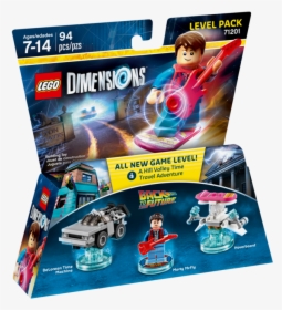 Lego Dimensions Back To The Future - Back The Future Lego, HD Png Download, Transparent PNG