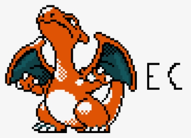 Charizard Full Complete - Pokemon Retro Gif, HD Png Download, Transparent PNG