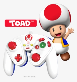 Toad-controller - Toad And Toadette Mario, HD Png Download, Transparent PNG