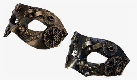 Mask, Steampunk, Metal, Metal Mask, Gears, Chain, Iron - Film, HD Png Download, Transparent PNG